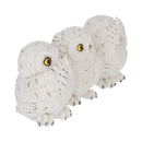 Three Wise Owls Resin Figurines 8cm 6