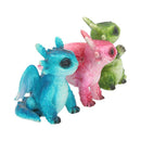 Set of 3 Tiny Dragons Figurines 6.5cm 6
