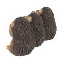 Three Wise Hedgehog Figurines Hedgehogs 9cm 3