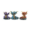 Three Wise Dragon Figurines Dragons Set of 3