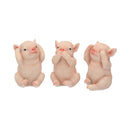 Three Wise Pig Figurines Pigs 9.5cm