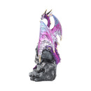 Loyal Defender Figurine Fantasy Gothic Dragon and Skull Ornament 22.5cm 3