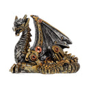Mechanical Hatchling Steampunk Dragon Figurine 11cm