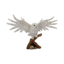 Snowy Rest Beautiful Owl Figure 38cm