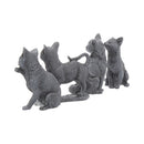 Adorable Lucky Black Cats 9cm Figures Display of 24 3