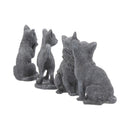 Adorable Lucky Black Cats 9cm Figures Display of 24 5