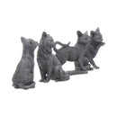 Adorable Lucky Black Cats 9cm Figures Display of 24 6