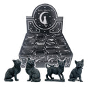 Adorable Lucky Black Cats 9cm Figures Display of 24