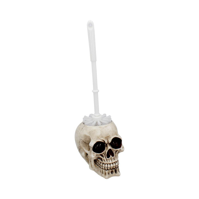 Brush with Death Skull Toilet Holder 16.4cm