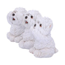Three Wise Westies 8cm Resin Figures 4