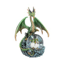 Emerald Oracle Green Dragon Fortune Seer Figurine 19cm