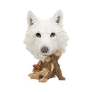 Wild Winter White Wolf Bust 27.5cm