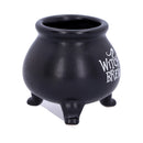 Small Black Witchs Brew Cauldron Pot Trinket Set of Four 7cm 4