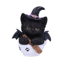Kittea Novelty Tea Cup Witch Cat Figurine Kit-tea 11.5cm