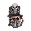 Steampunk Breathe Easy Venetian Mask Skull Ornament 19.5cm