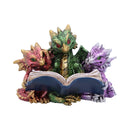 Tales of Fire Reading Book Dragon Figurine 11.5cm