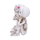 Three Wise Calaveras Skeleton Figurine 20.3cm 2