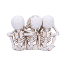 Three Wise Calaveras Skeleton Figurine 20.3cm 3