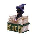 Binx Small Witches Familiar Black Cat and Spellbook Figurine Box 11cm Hocus Pocus Feline 2