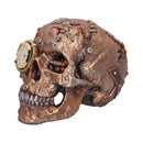 Bronze Scrapped Skull Steampunk Scrap Skeleton Figurine 19cm 3