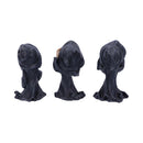Three Wise Reapers 11cm See No Hear Speak Evil Cartoon Grim 3
