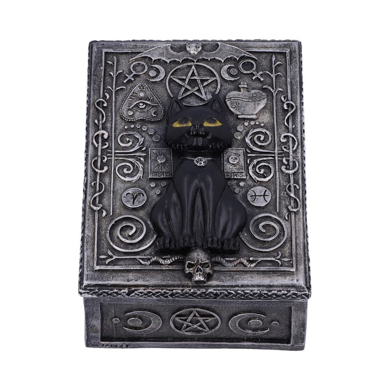 Familiar Spell Black Cat Sigil Trinket Box 137cm