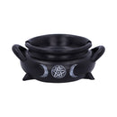 Set of Six Cauldron Bubble Witch Wiccan Incense Stick Burners 13cm