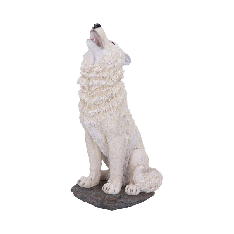 Storms Cry Howling White Wolf Figure 415cm