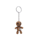 Pack of 12 Dark Curse Voodoo Doll Keyrings Keyring 6cm