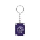 Pack of 12 Witches Grimoire Book Spells Keyrings 4.5cm