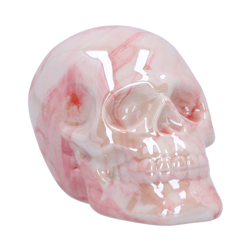 Marbellum Pink Marble Skull Small 7cm