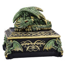 Emerald Hoard Dragon Box 13.5cm
