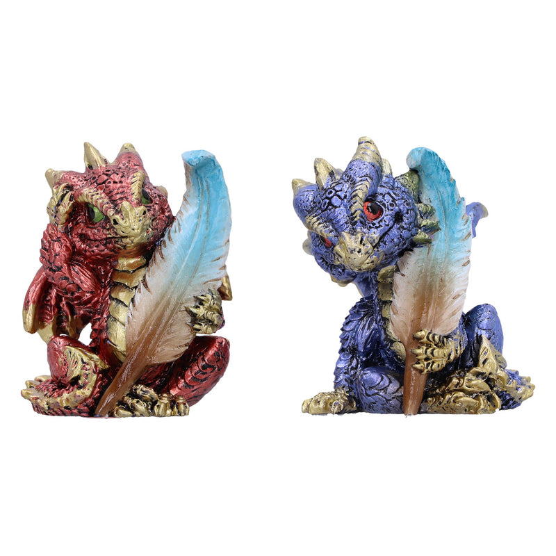 Storytellers dragon figurines Set of 2