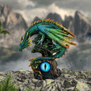Forest Seer Green Dragon Eye Figurine 16cm 7