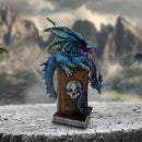 A Tale of Dragons Skull Book Figurine 22cm 7