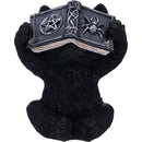 Three Wise Witchy Black Spell Cats 8.5cm 6