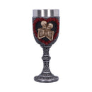 To Have and Hold Skeleton Lovers Goblet 19.5cm