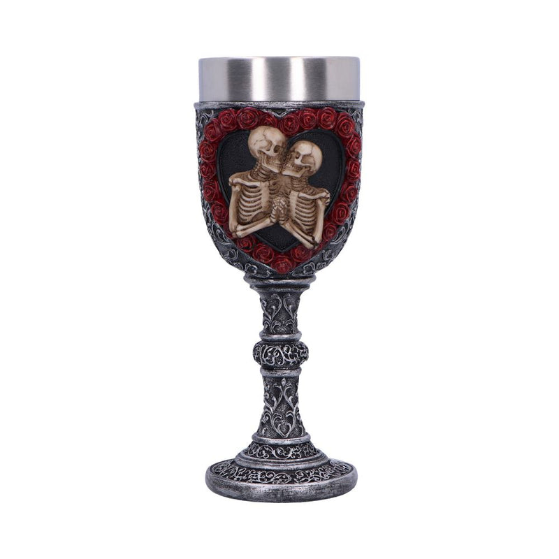 To Have and Hold Skeleton Lovers Goblet 19.5cm