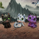 Little Hordlings Cute Baby Dragonling Figurines Set of Three 7cm 7