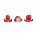 Comical Three Wise Bird Figurines Birds 9.8cm 3