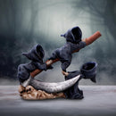 Mischievous Baby Reapers and Scythe Ornament 15.5cm 7
