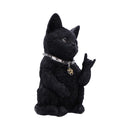 Metallicat Black Cat Throwing Rock Hand Sign 16.5cm 3