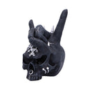 Horns Up Rocking Skull Ornament 17.5cm Resin Statue 4