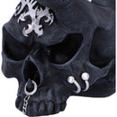 Horns Up Rocking Skull Ornament 17.5cm Resin Statue 6