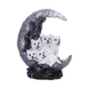 Moon Litter White Wolves Ornament 19.5cm