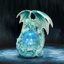 Northern Lights Light Up Dragon Geode Ornament 20cm 7