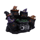 Kindles Potion Light Up Cats and Cauldron Ornament Kindles 18.5cm 4