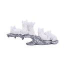 Winter Litter White Wolf Ornament 25cm 3