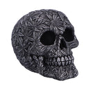 High Life Leaf Embellished Skull 15.5cm