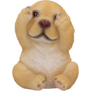 Three Wise Golden Labradors Figurines Set of Three 7.5cm 6